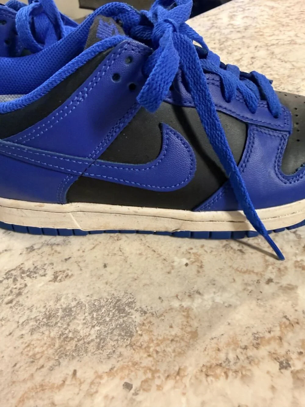 Nike Dunk Low GS Royal/Black 6.5Y or Women's 8 Clean Classic Colorway